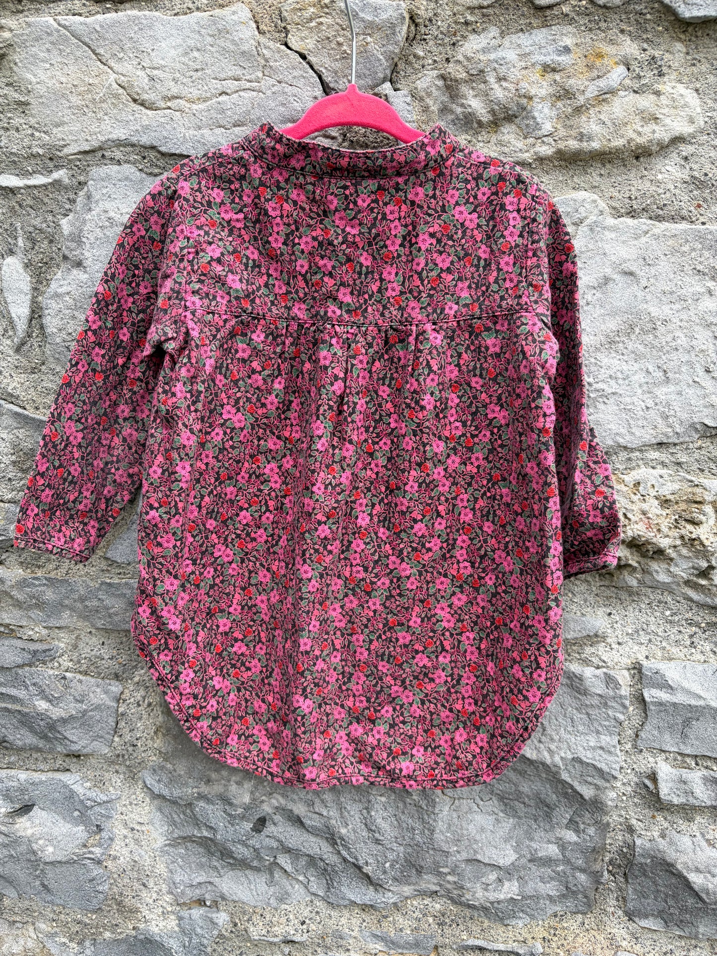 Pink floral tunic  18-24m (86-92cm)
