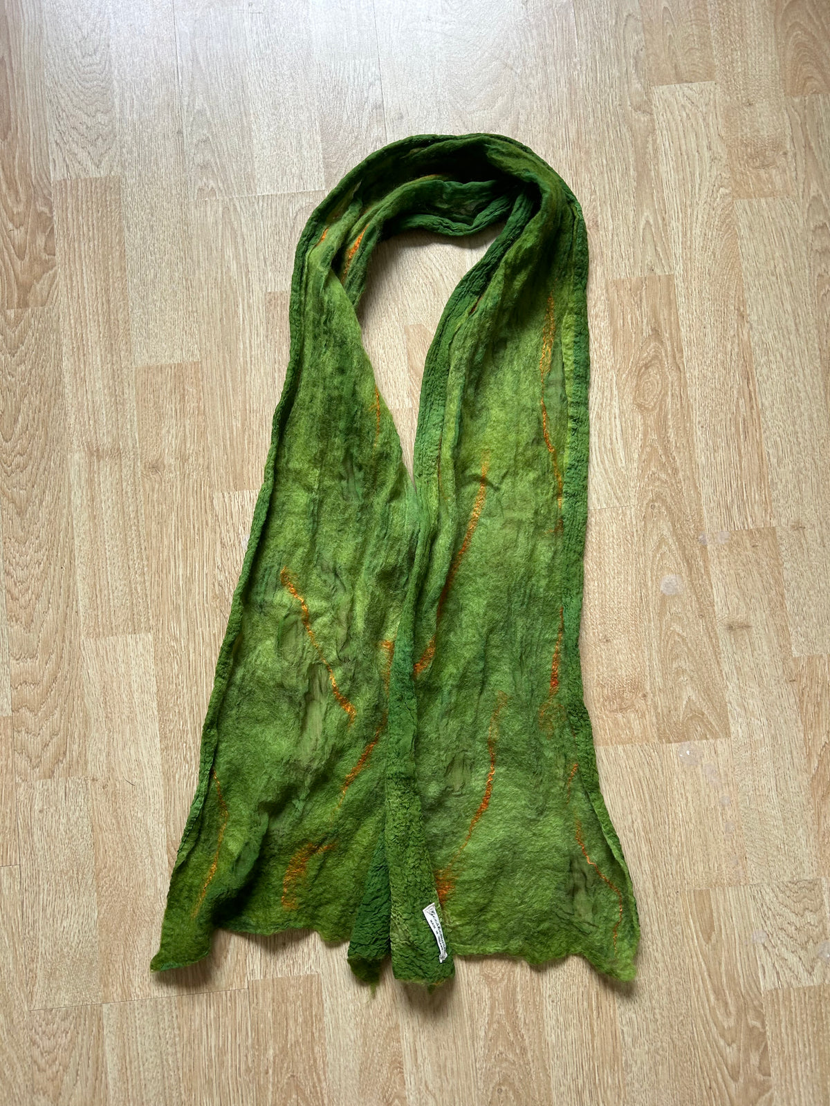 Green scarf