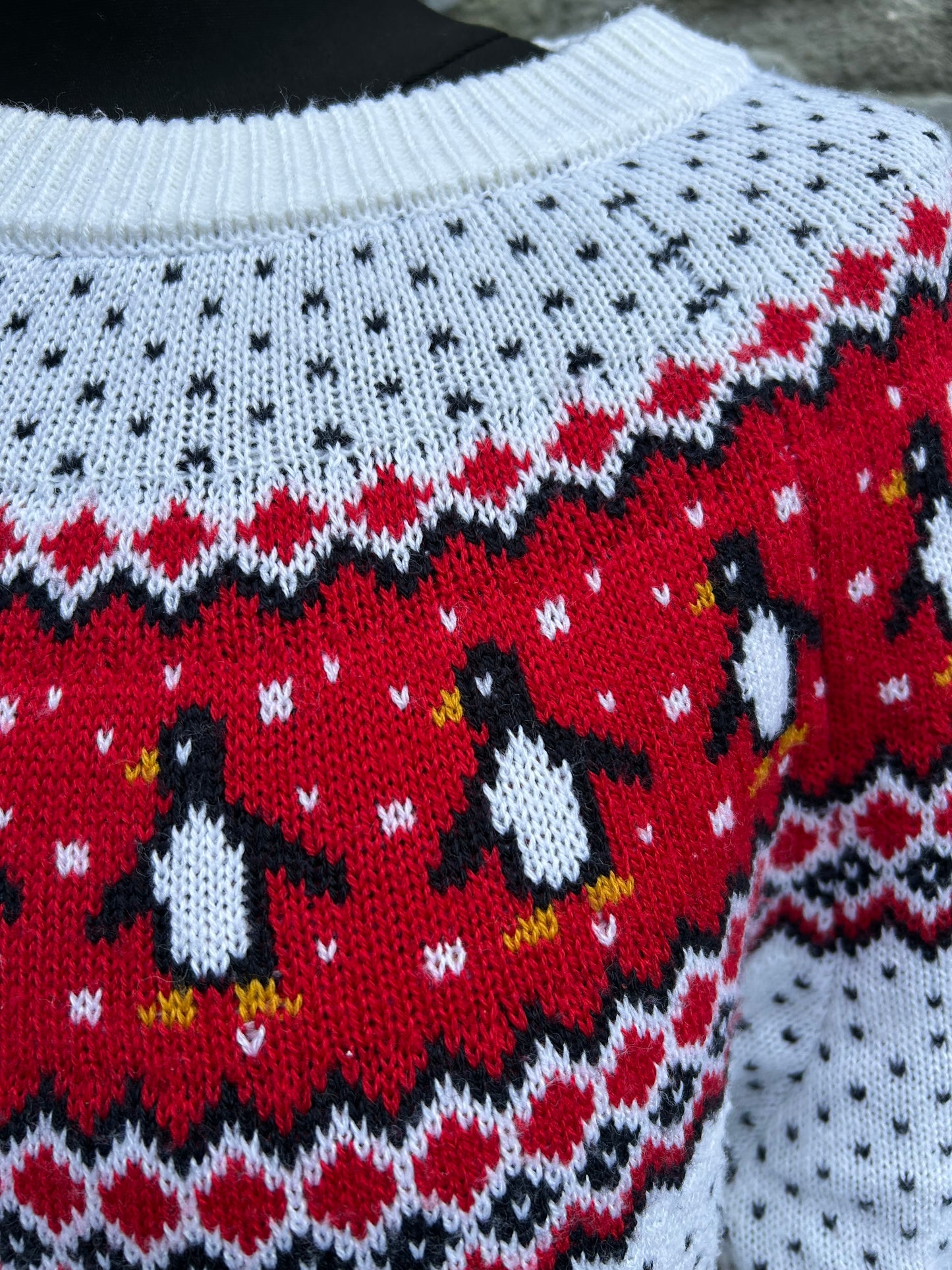 Norwegian-style penguins jumper uk 12