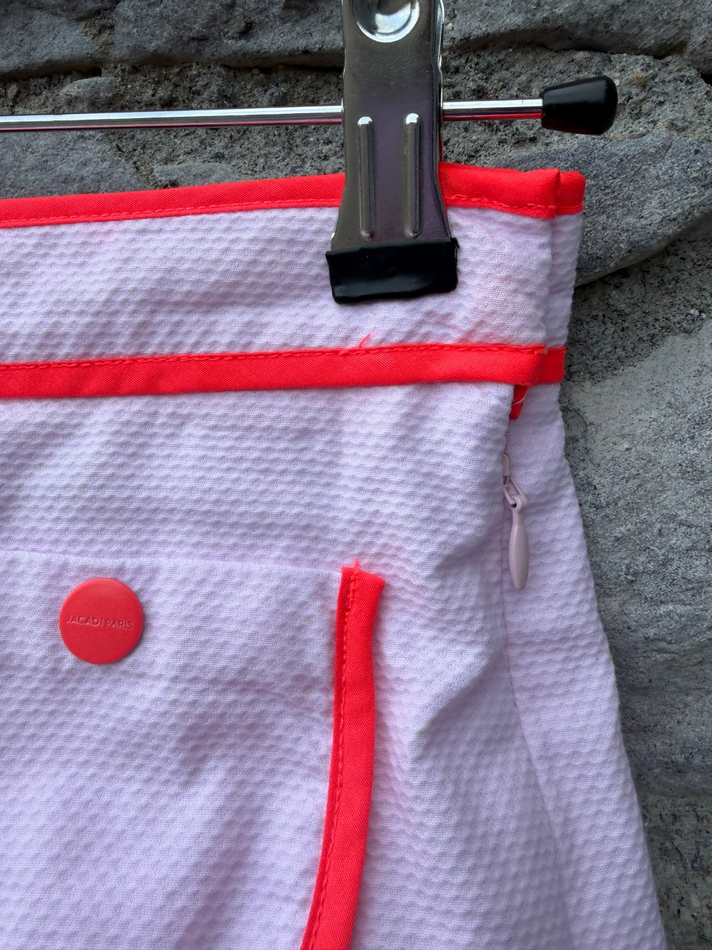 honeycomb piqué pink culottes  7-8y (122-128cm)