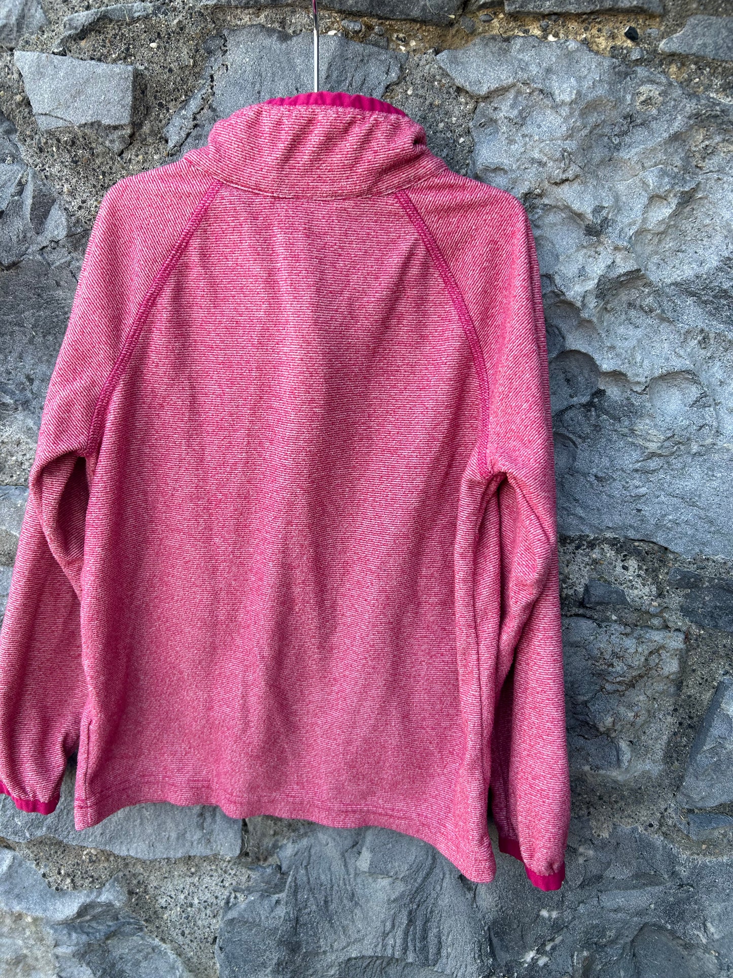 Red melange fleece  5-6y (110-116cm)