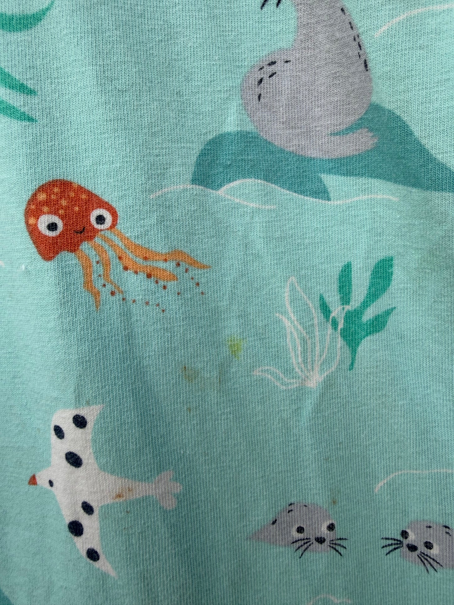 PoP Under the sea blue onesie  3-6m (62-68cm)