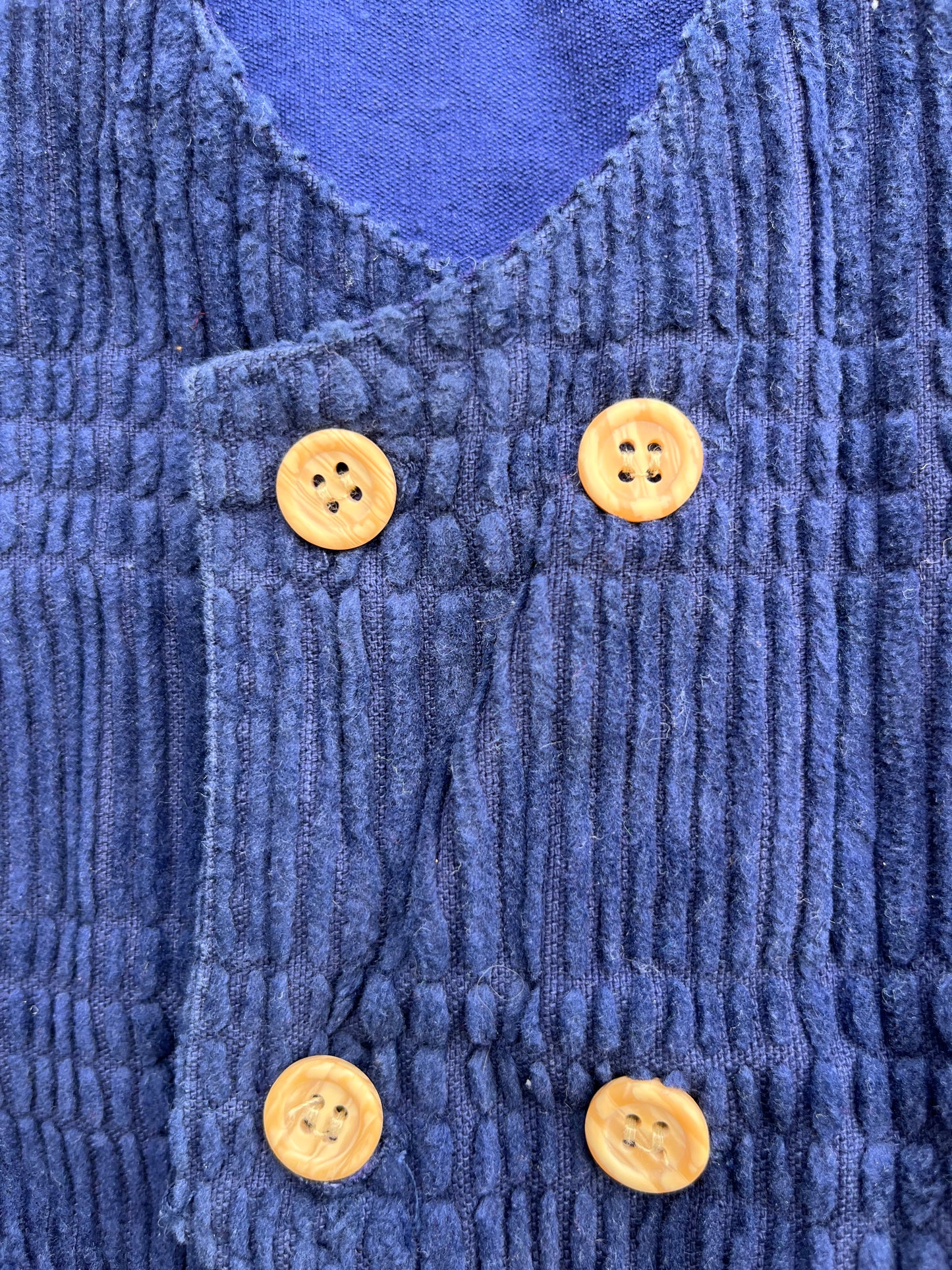 80s cord&velvet waistcoat  12-18m (80-86cm)