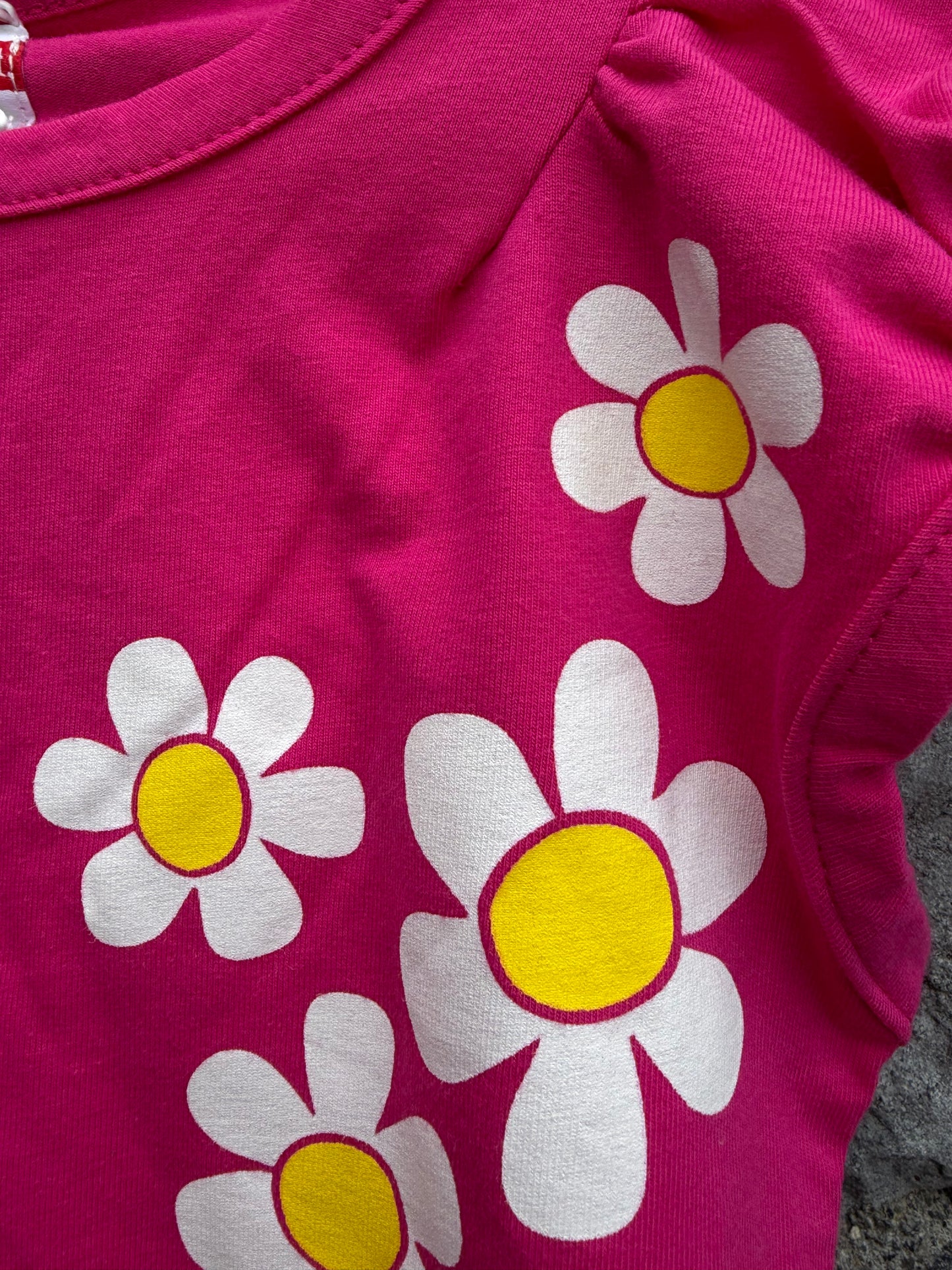 Pink flower top  3-4y (98-104cm)
