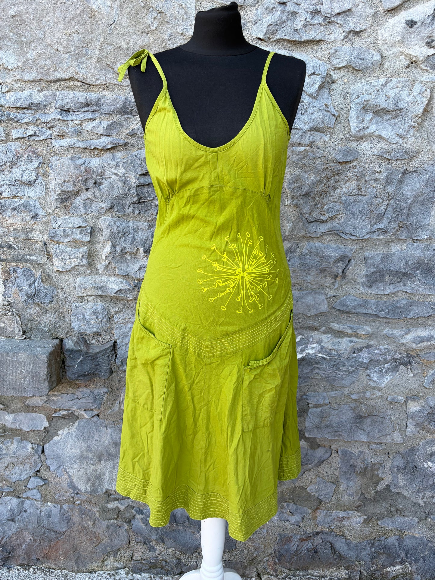 Lime sun dress uk 8-10