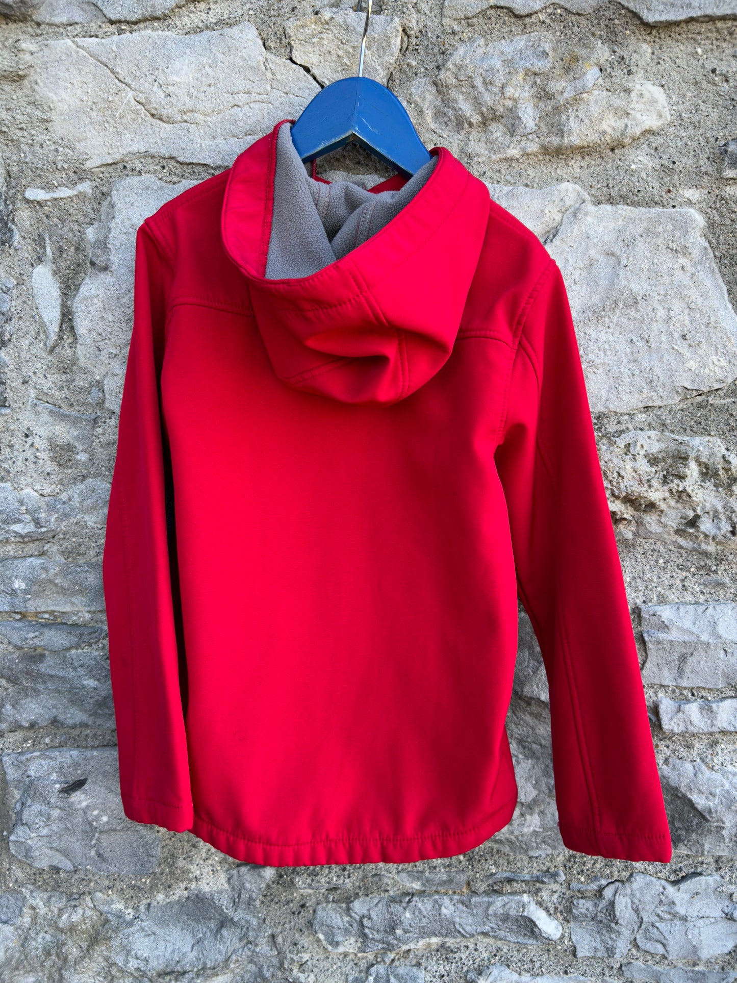 Red softshell jacket  7-8y (122-128cm)