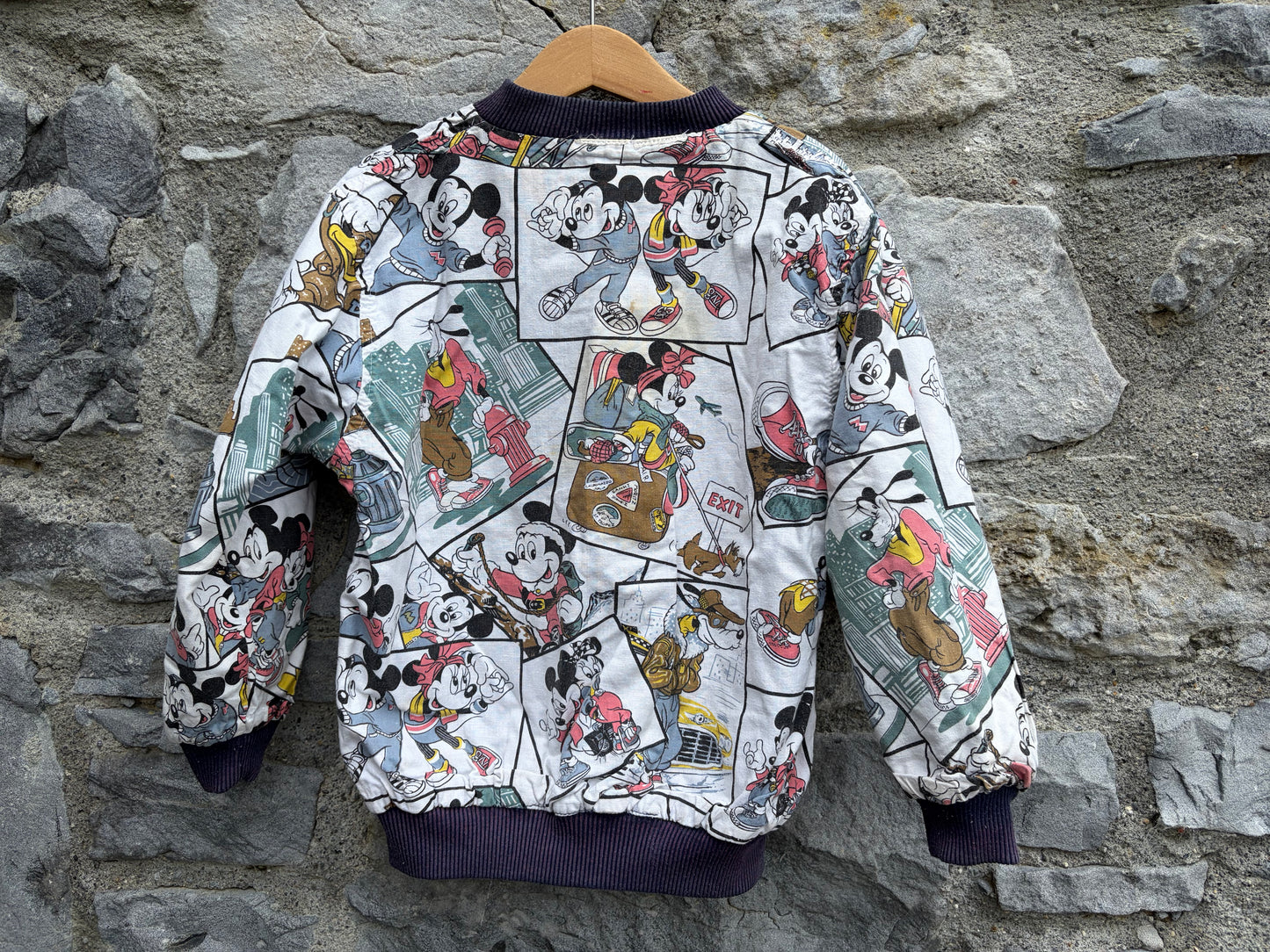 80s Mickey Mouse reversible jacket  5y (110cm)