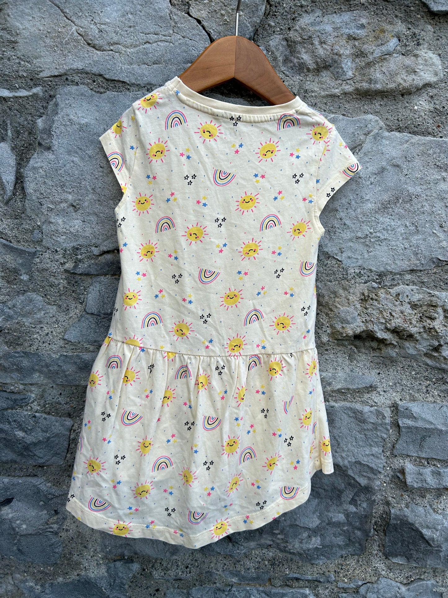 Sun&rainbow yellow dress  2-3y (92-98cm)