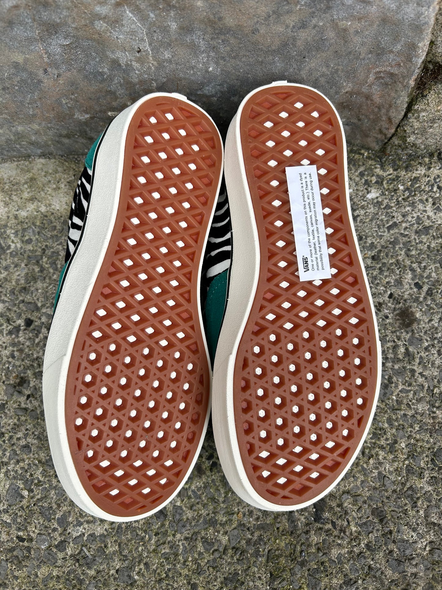 Green zebra trainers  uk 2 (eu 35)