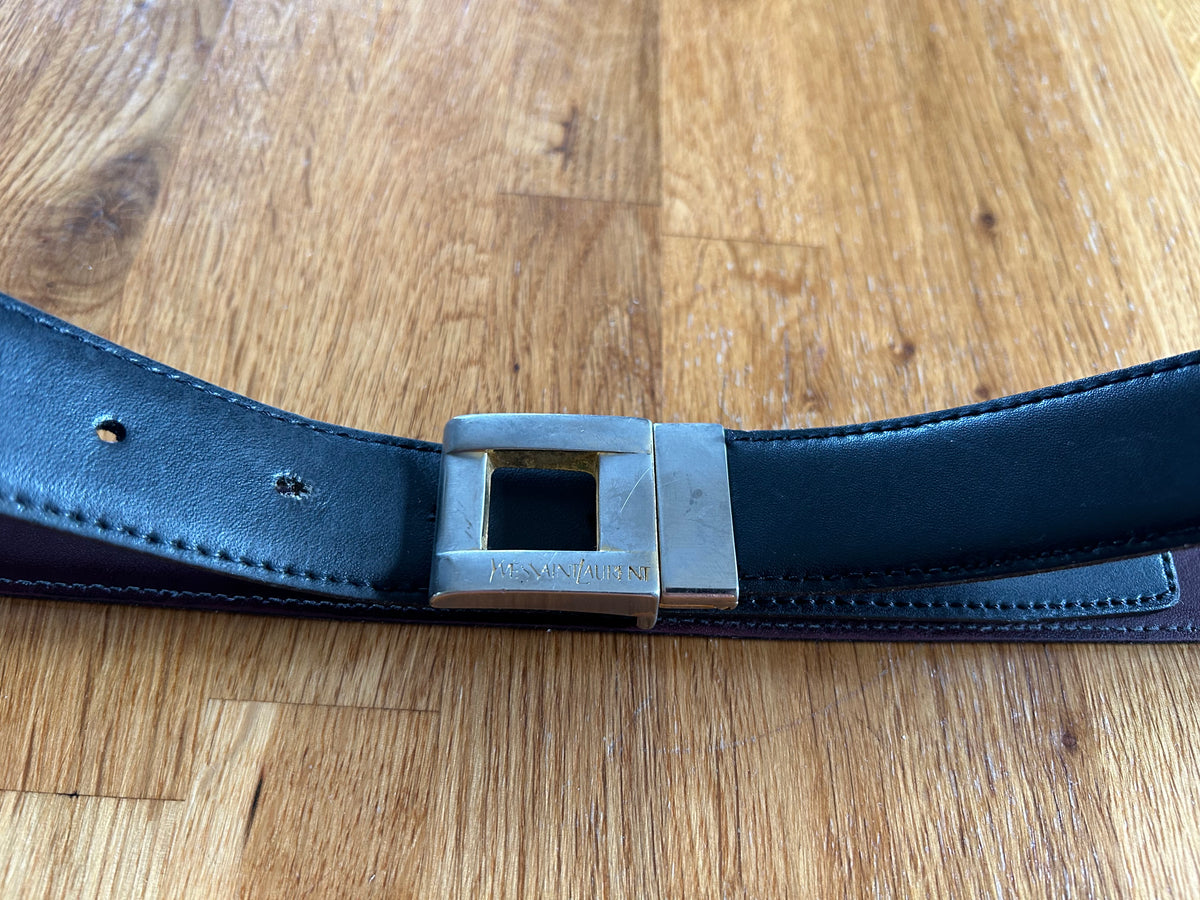 YSL leather belt