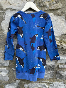 Orcas blue dress 4-5y (104-110cm)