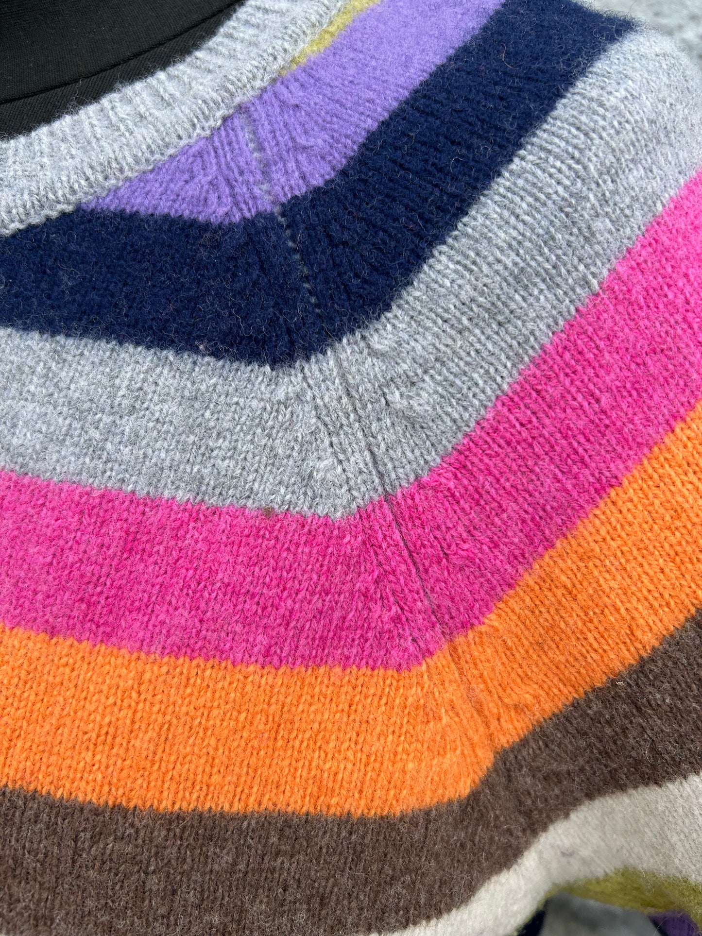 Colourful stripes woolly jumper uk 12-14