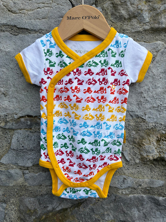 Colourful vehicles vest  0-3m (56-62cm)