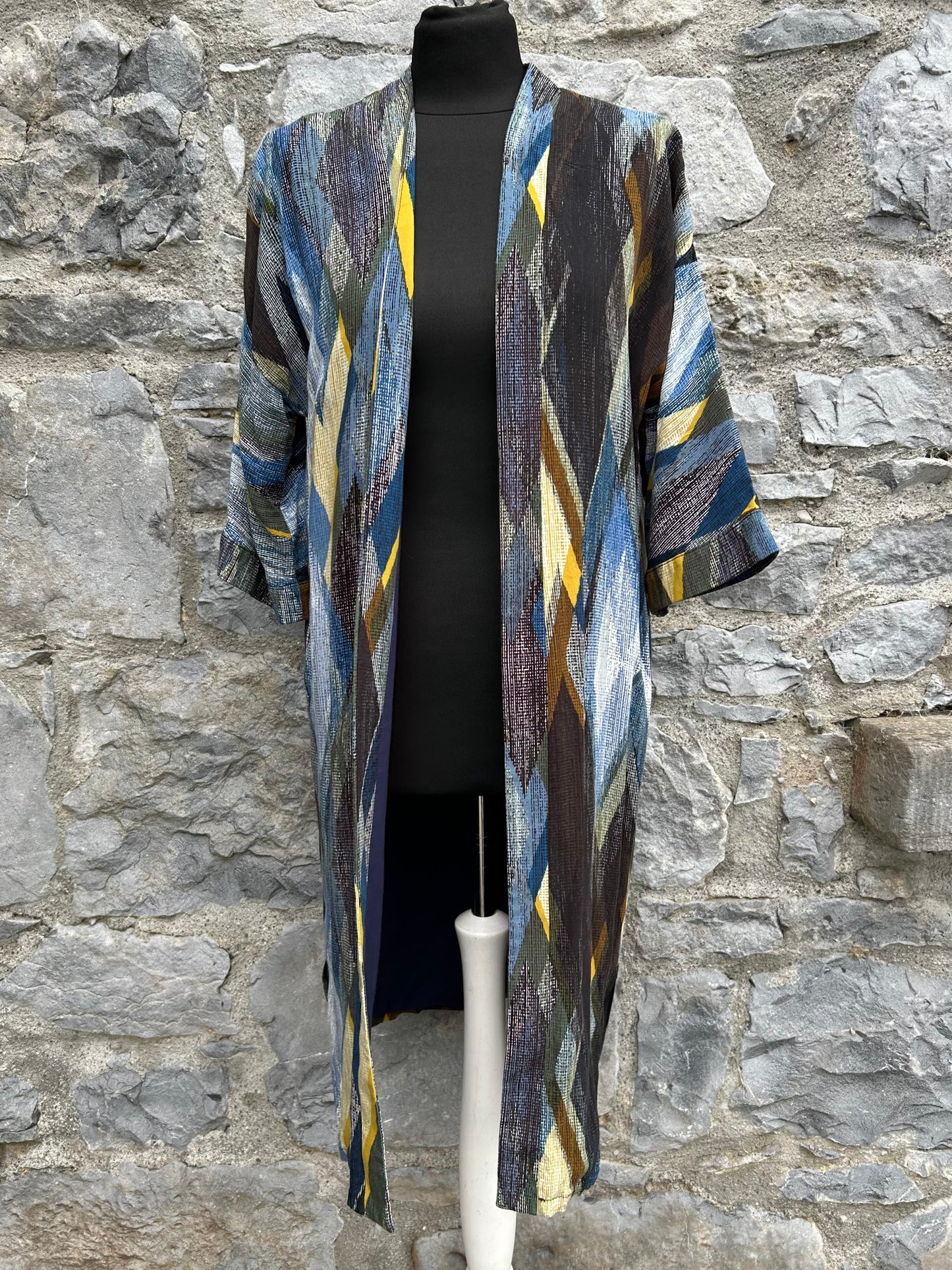 Geometric long kimono uk 10-12