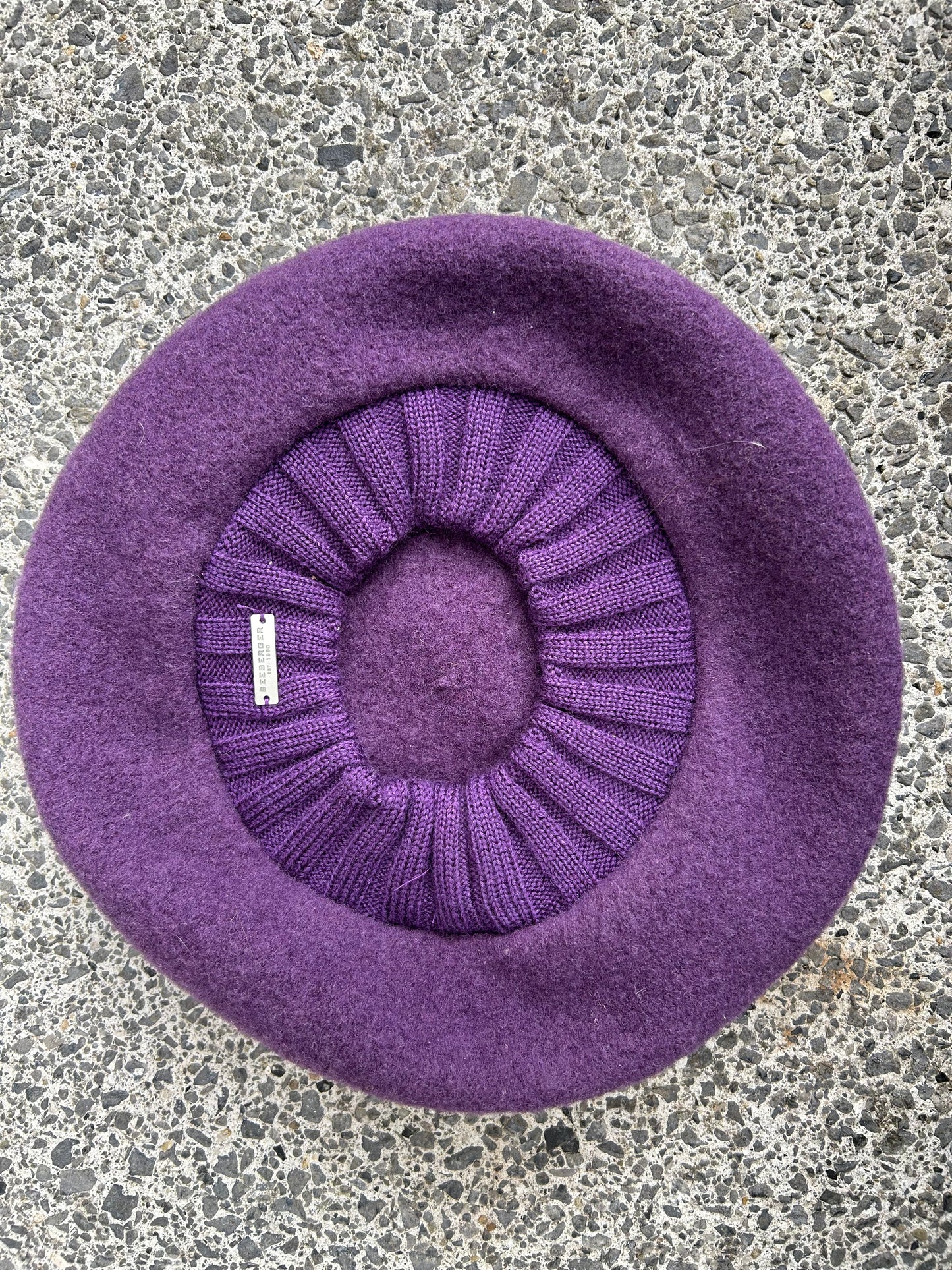 Purple beret