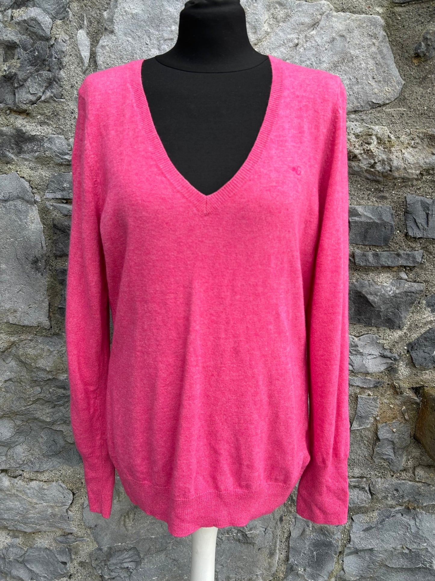 Pink woolly jumper uk 16-18