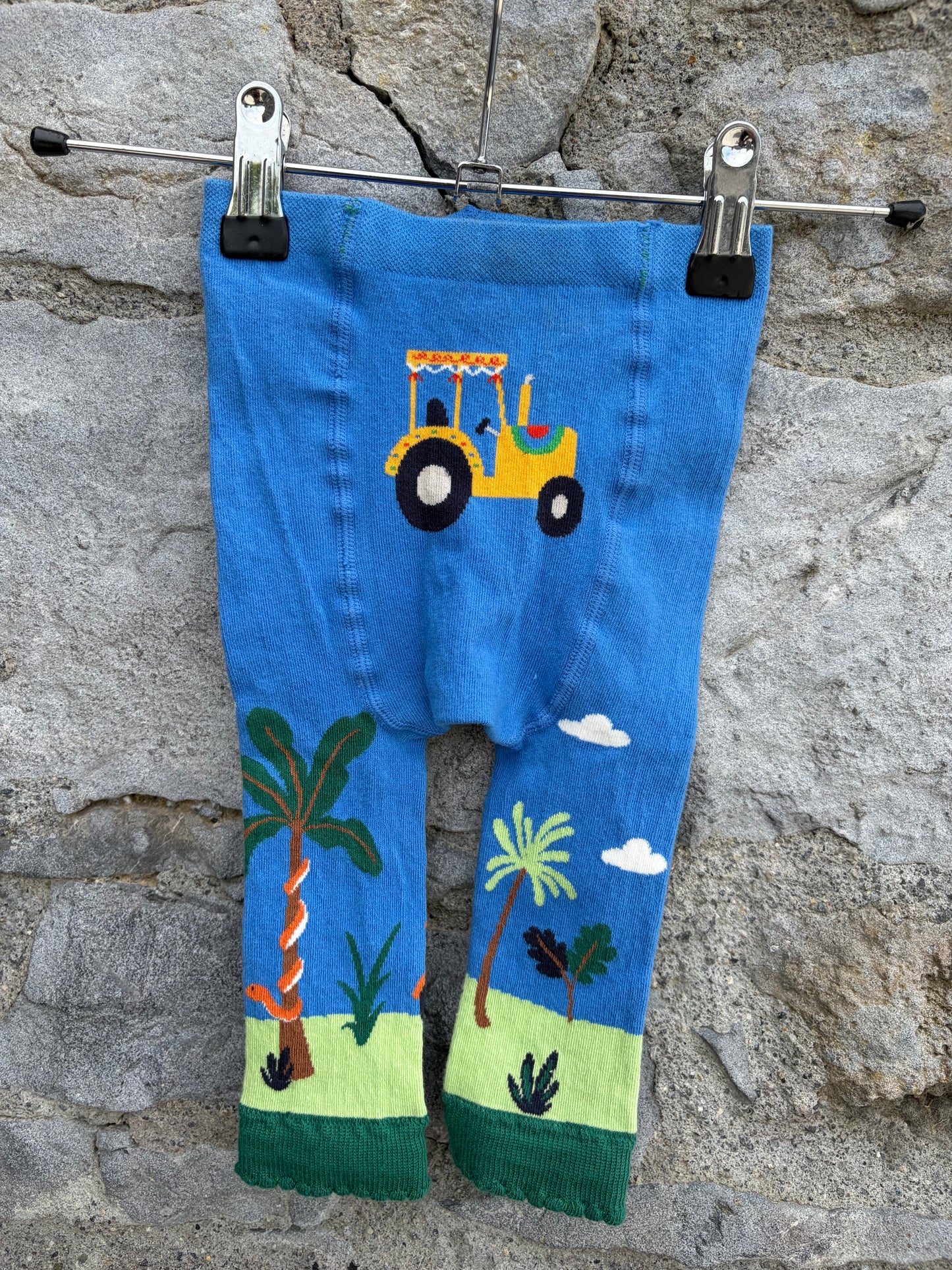 Fun Guys Farm knitted leggings 0-6m (56-68cm)