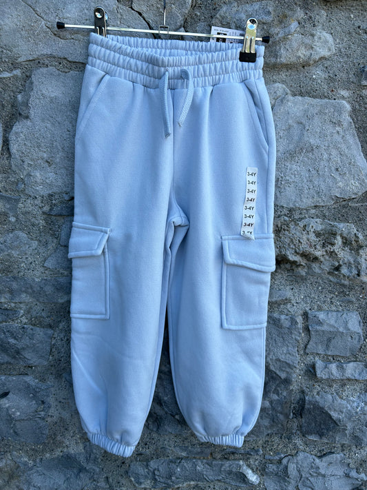 Baby blue tracksuit pants   3-4y (98-104cm)