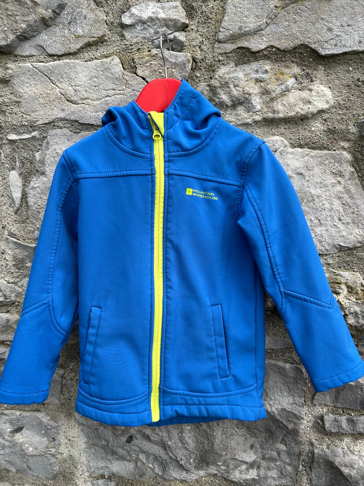 Blue softshell jacket 3-4y (98-104cm)