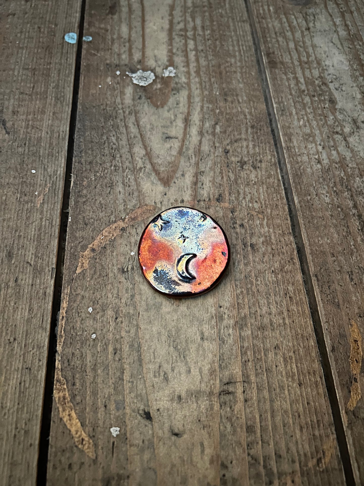 Moon brooch