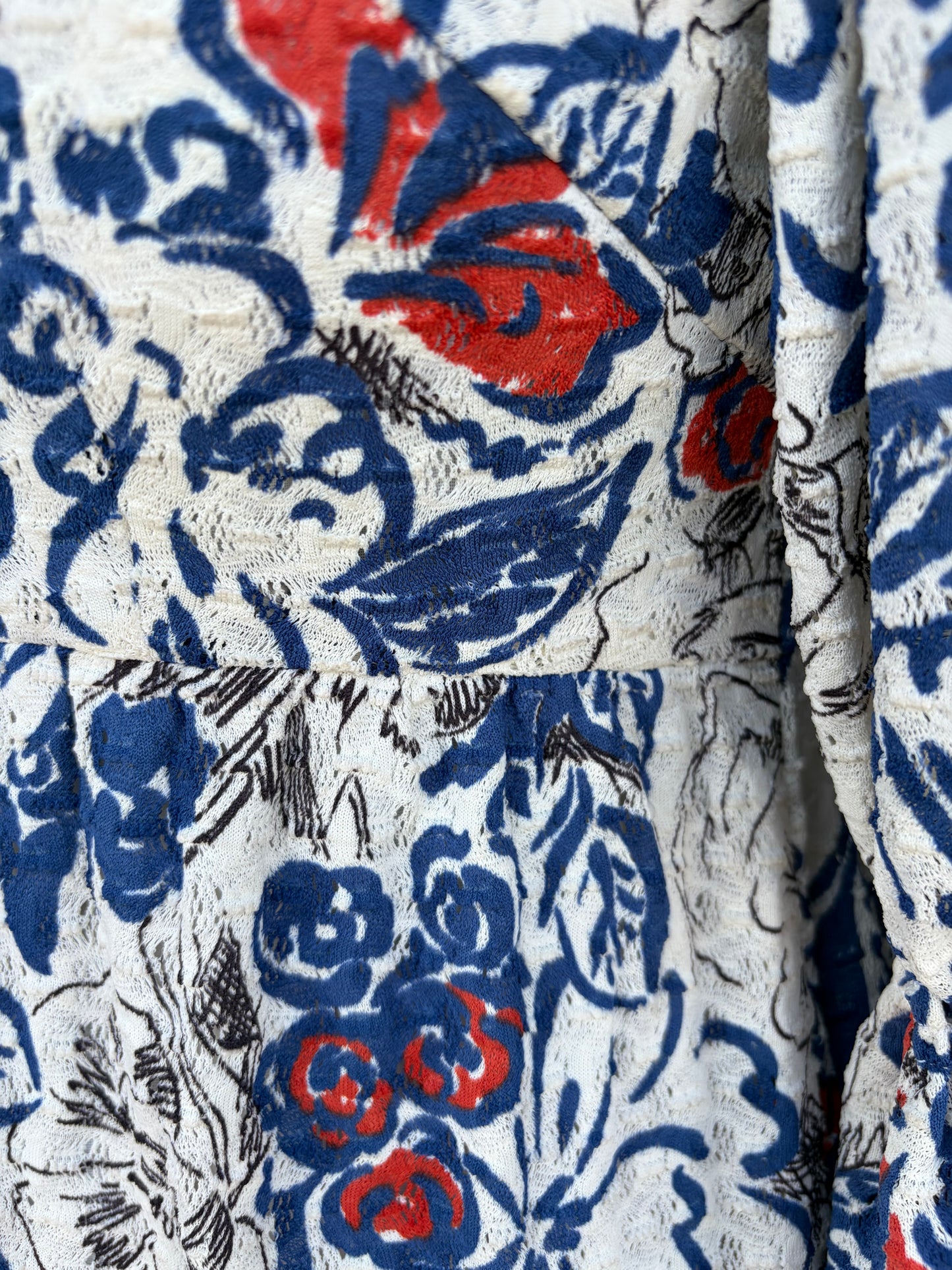 70s bohemian style floral dress  uk 8-10