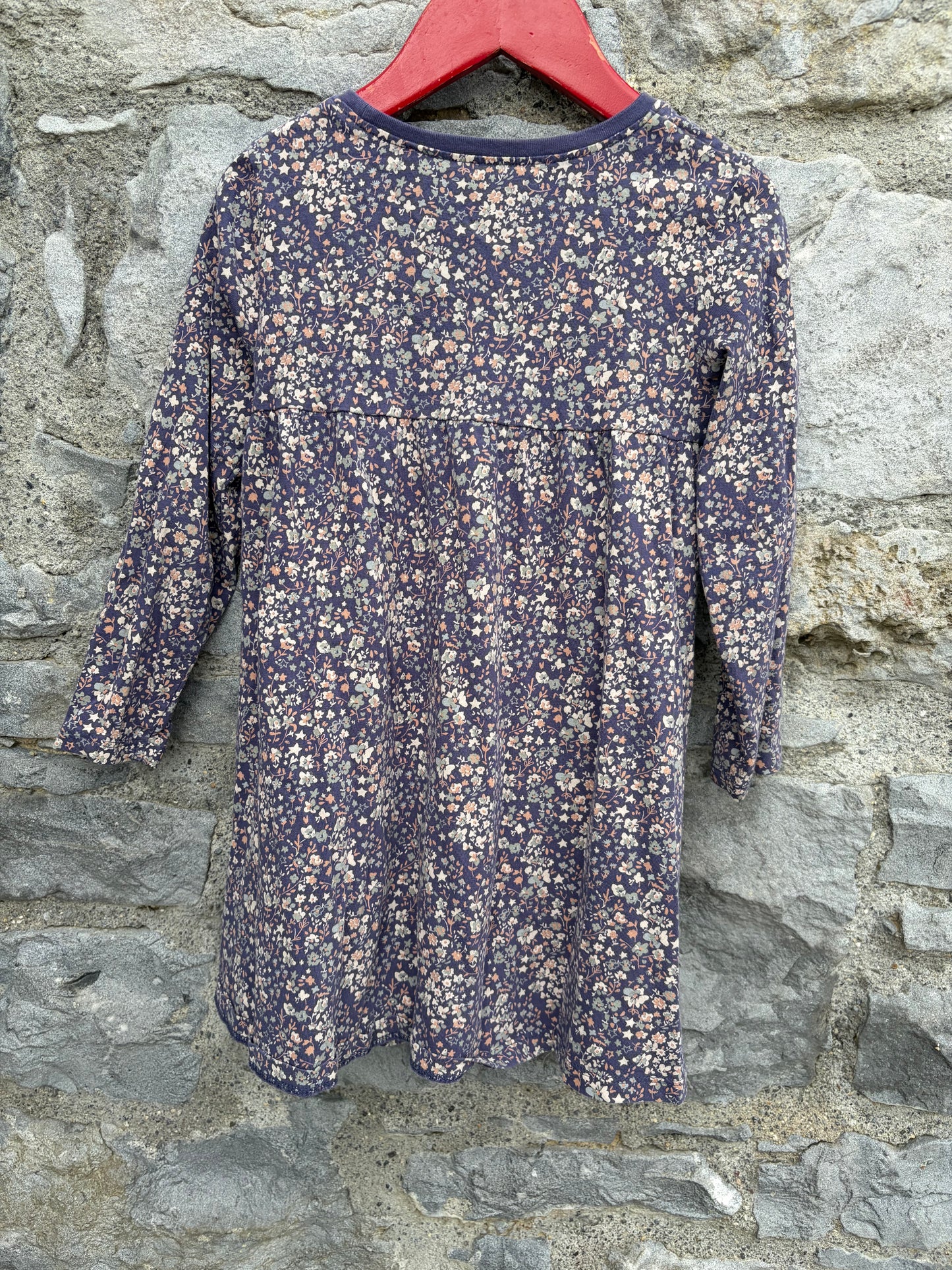 Purple floral dress  3-4y (98-104cm)