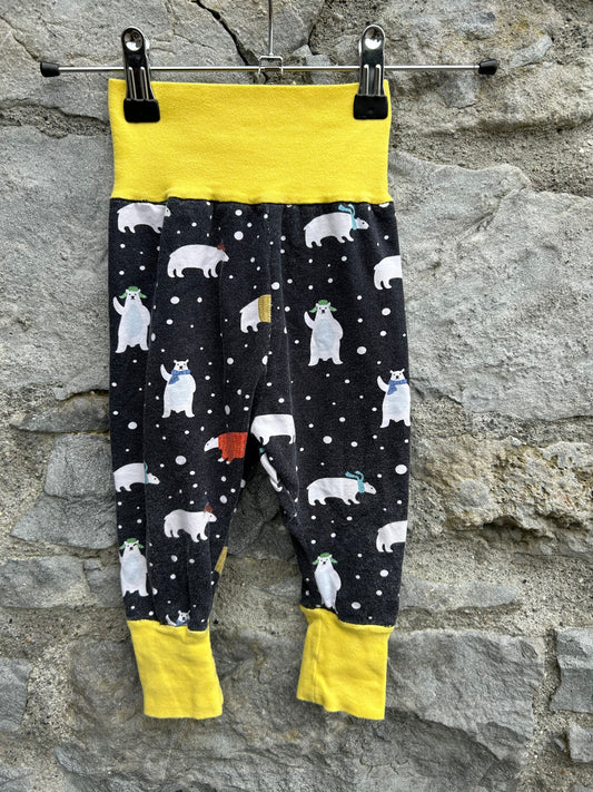 Bears charcoal rib pants   9m (74cm)