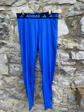 Load image into Gallery viewer, Blue sport leggings uk 16-18
