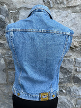 Load image into Gallery viewer, 90s denim gilet uk 6-8
