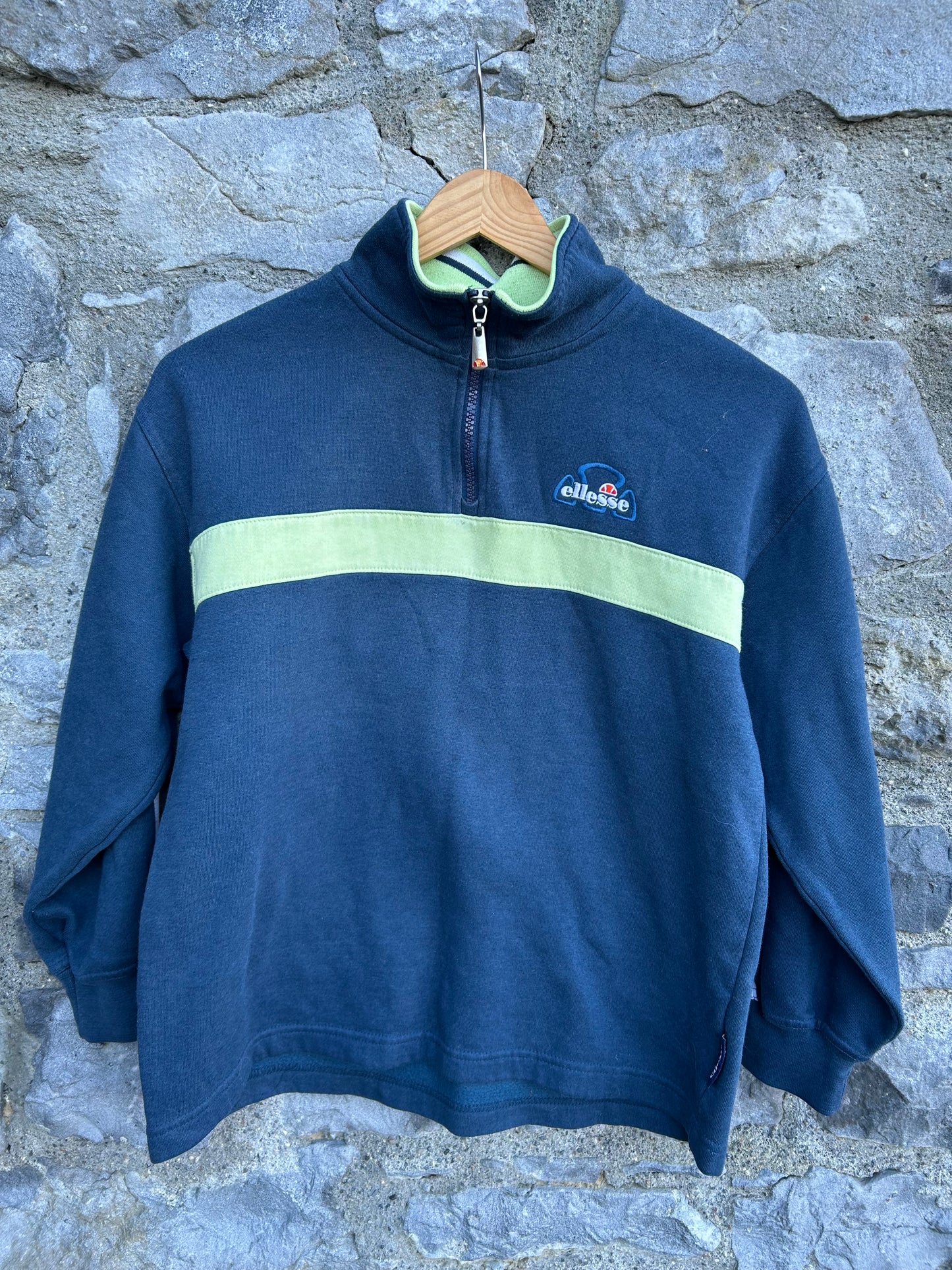 Y2K navy half zip sweatshirt  10-11y (140-146cm)