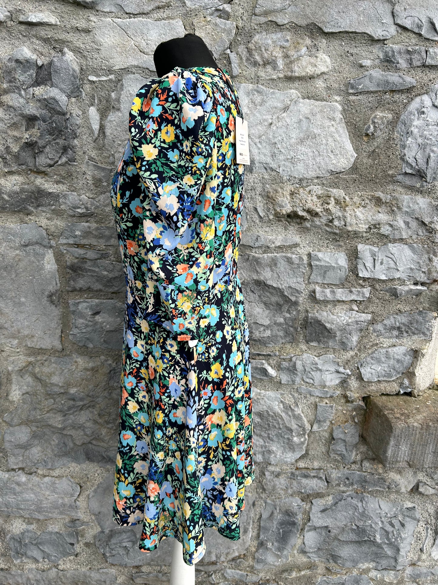 Colourful meadow dress uk 8