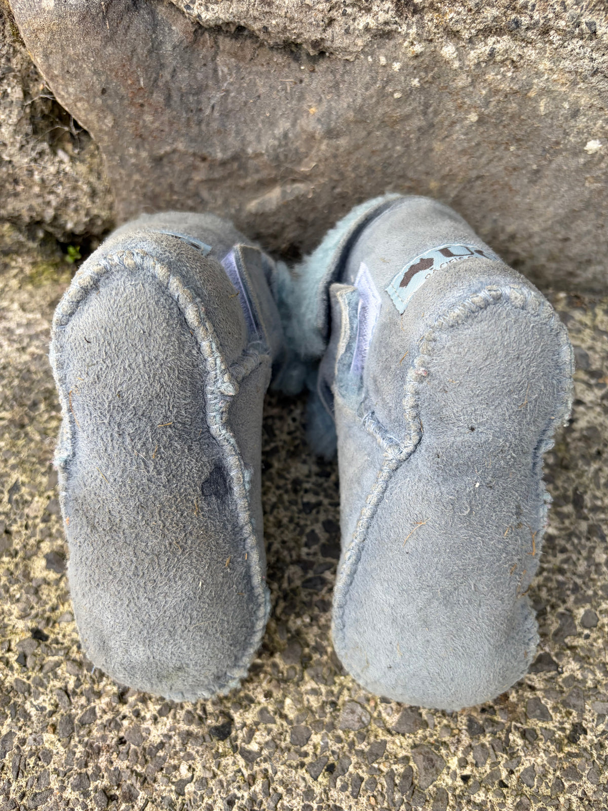 Steel sheep skin booties uk 2 (eu 18)