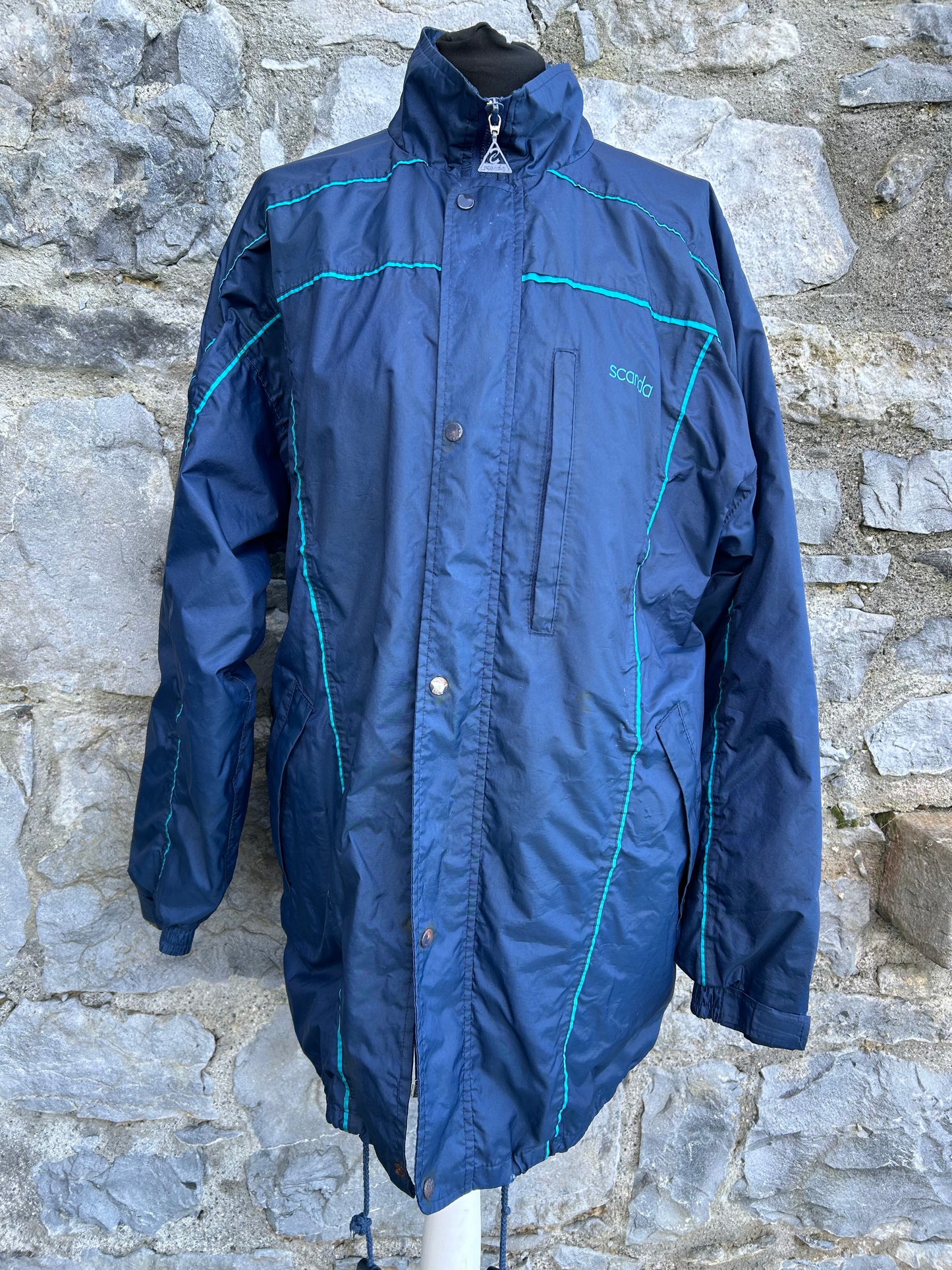 80s navy light jacket M/L