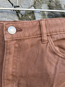 Brown denim shorts  11-12y (146-152cm)