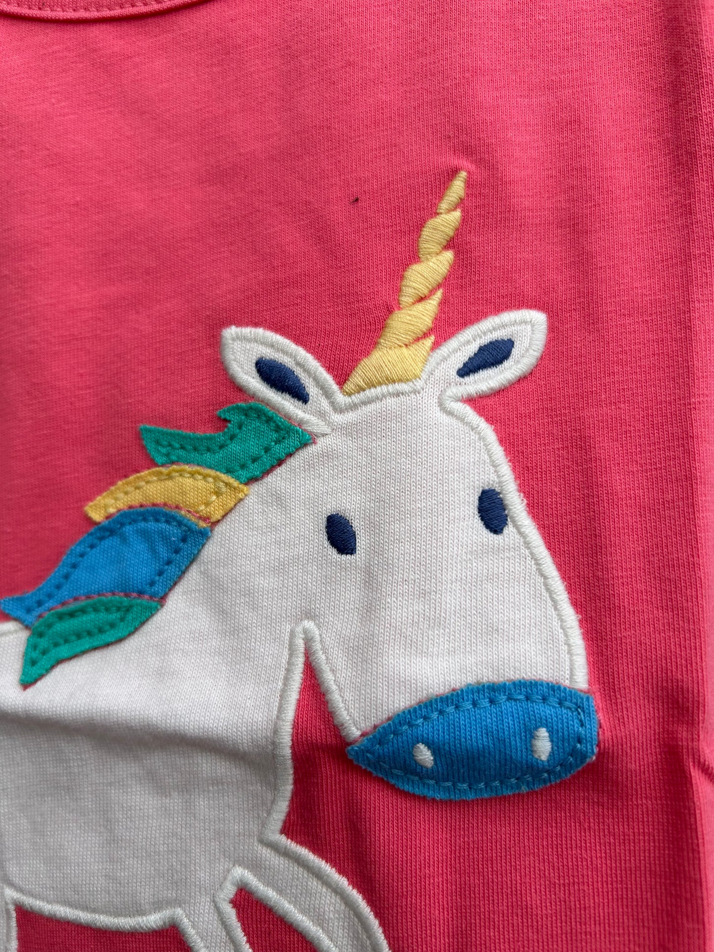 Unicorn pink T-shirt  6-12m (68-80cm)