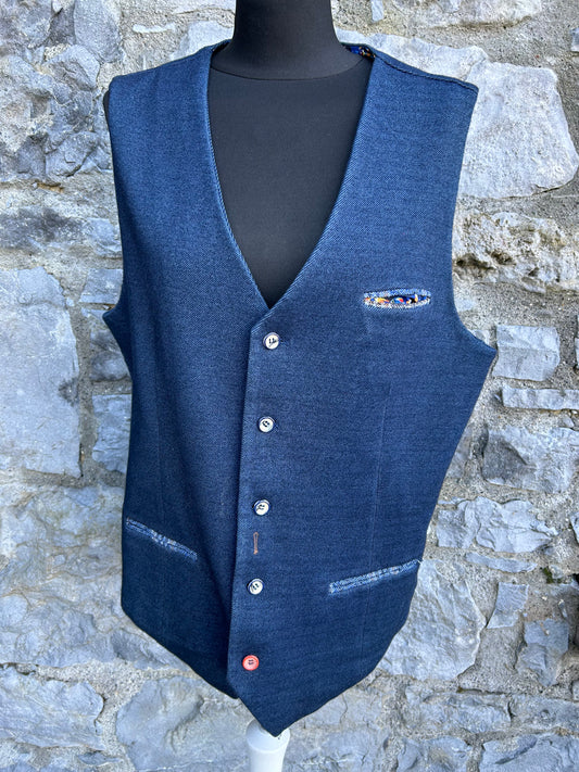 Navy jazz waistcoat M/L