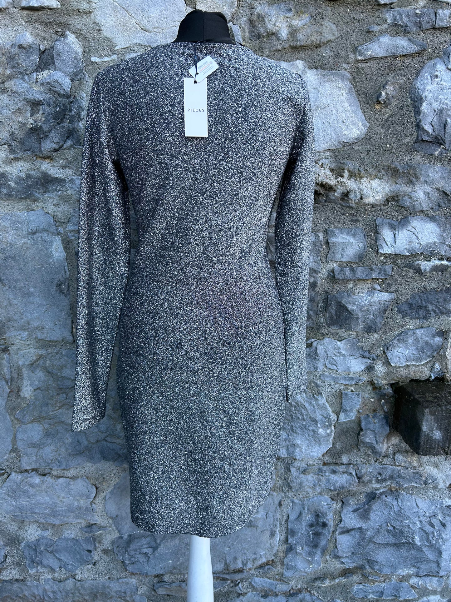 Silver sparkly dress uk 8-10