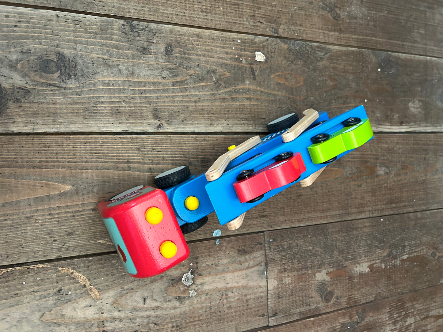Wooden transporter lorry