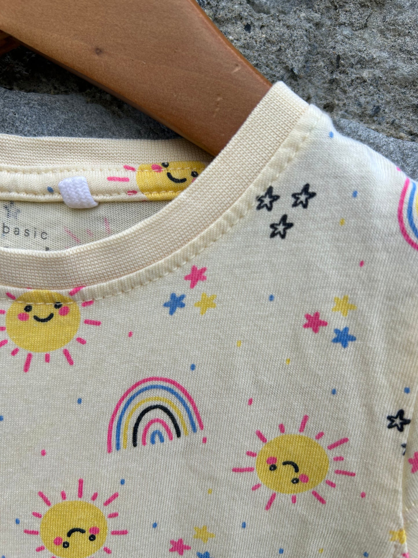 Sun&rainbow yellow dress  2-3y (92-98cm)
