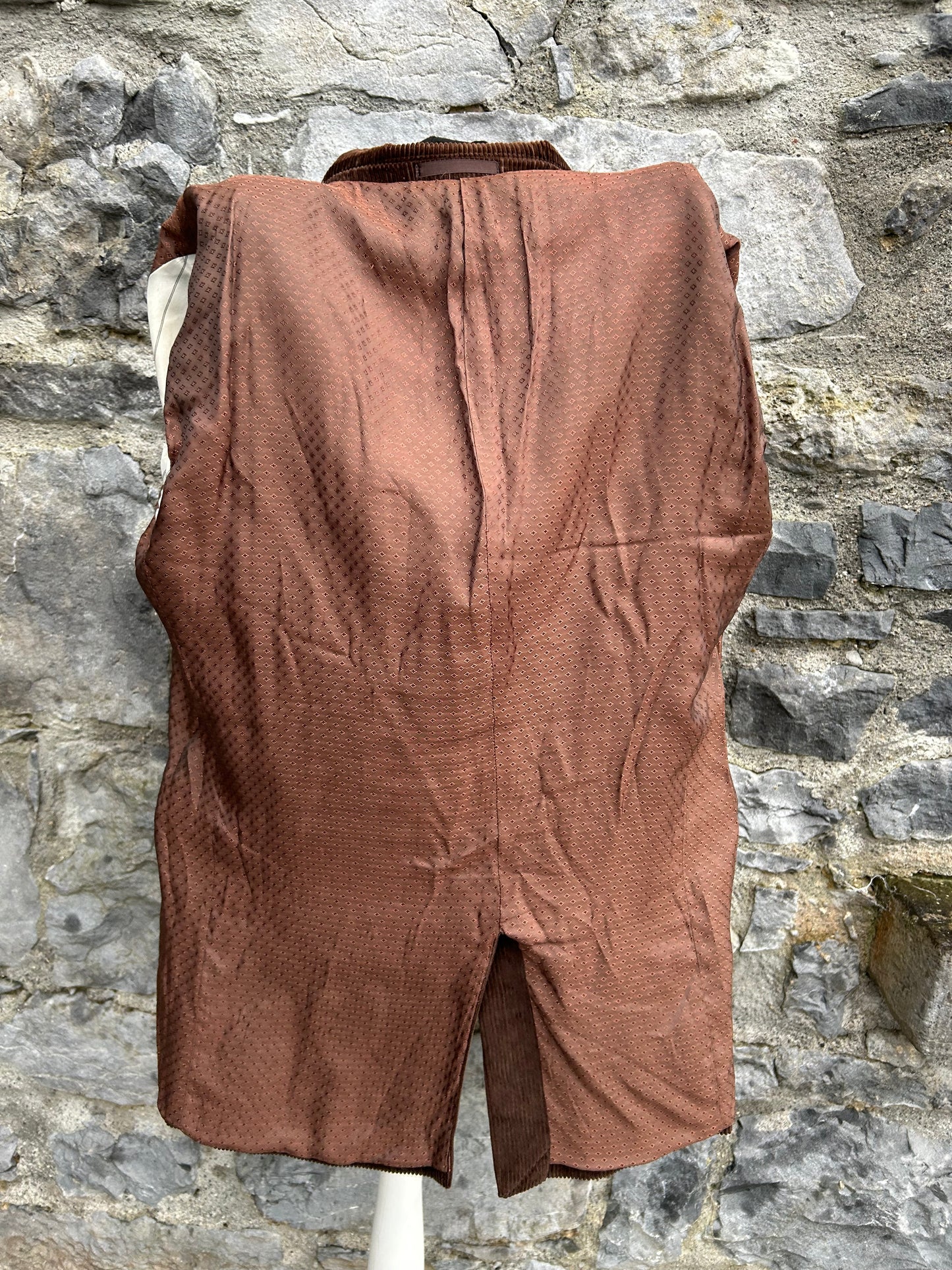 90s brown cord jacket Large