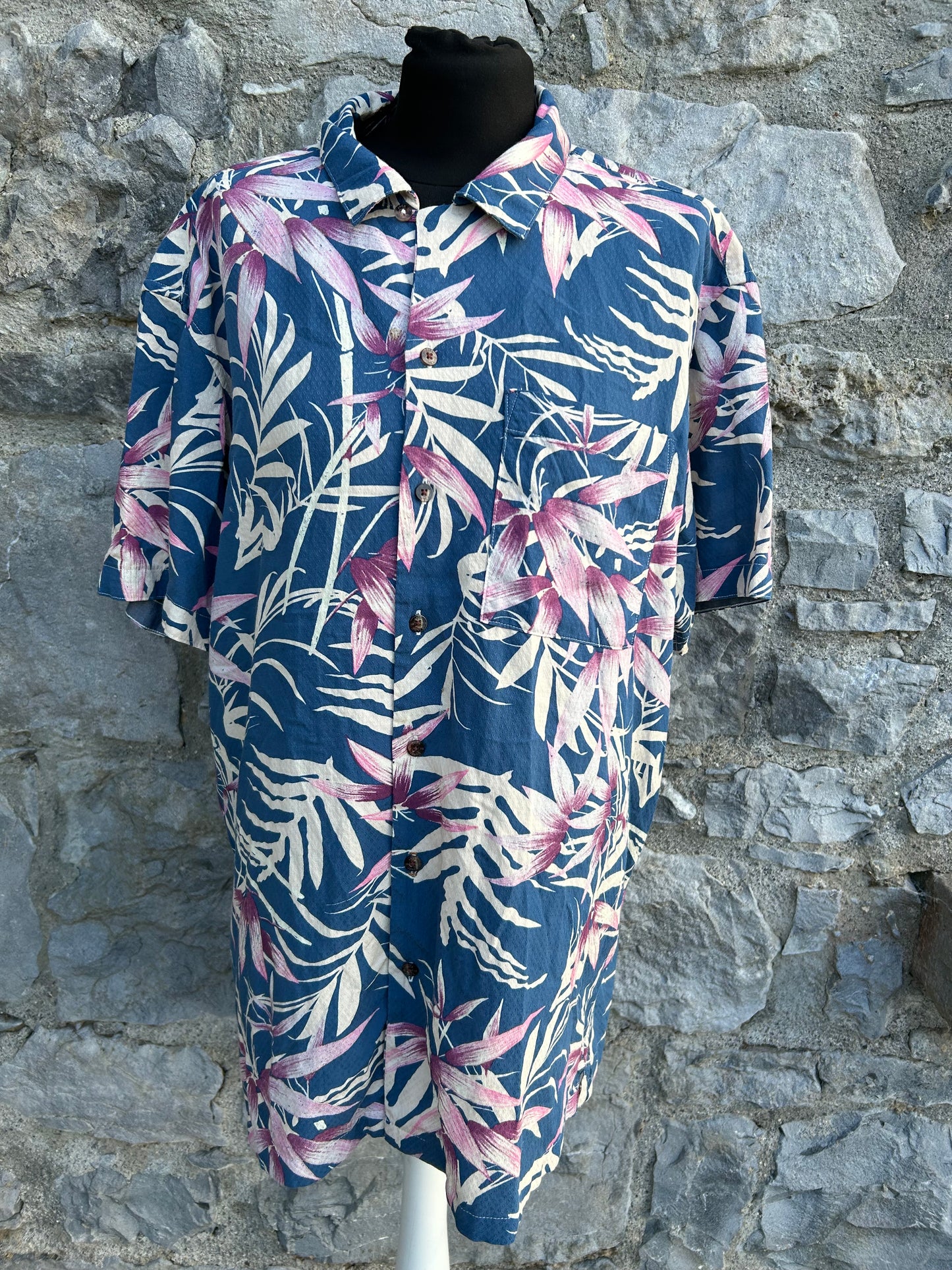 Purple leaves shirt L/XL