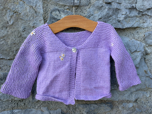 Purple cardigan  3m (62cm)
