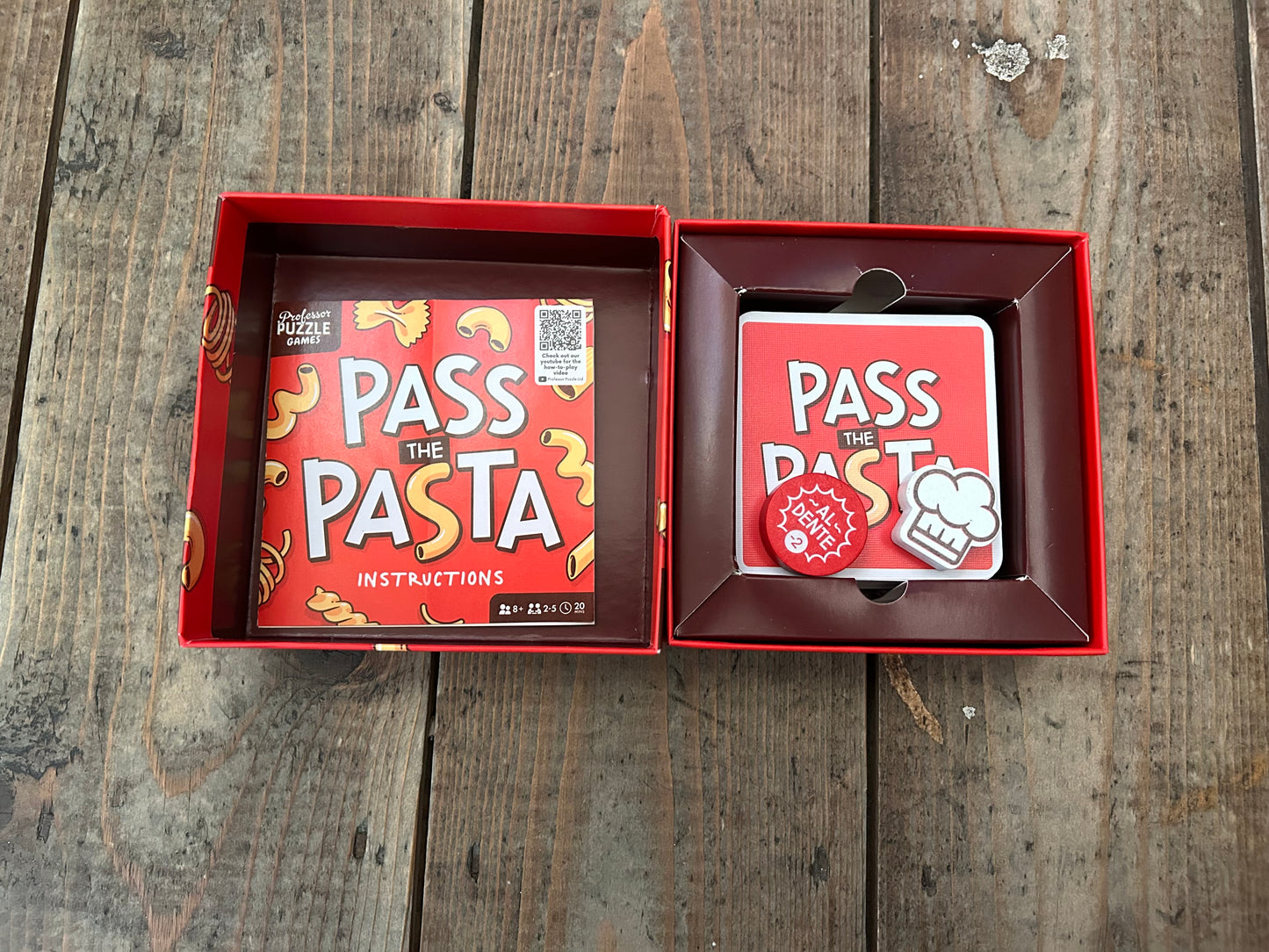 Pass the pasta-game