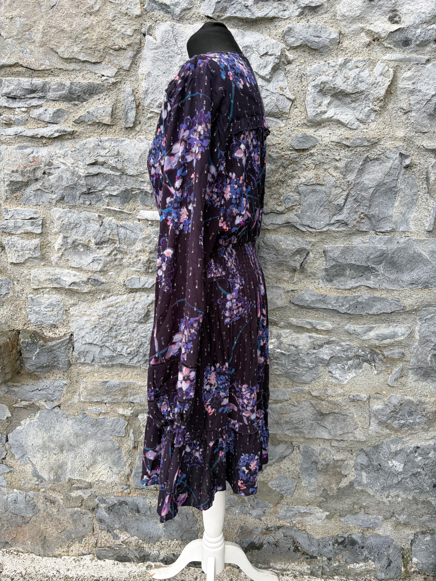 Pippa Purple Floral Dress uk 12
