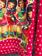 Load image into Gallery viewer, Polka dots dolls red top 9-10y (134-140cm)
