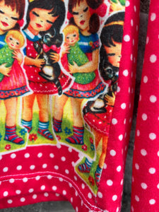 Polka dots dolls red top 9-10y (134-140cm)