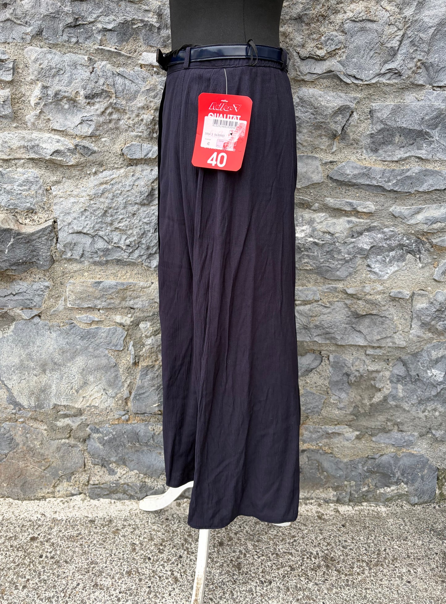90s navy button up skirt uk 10