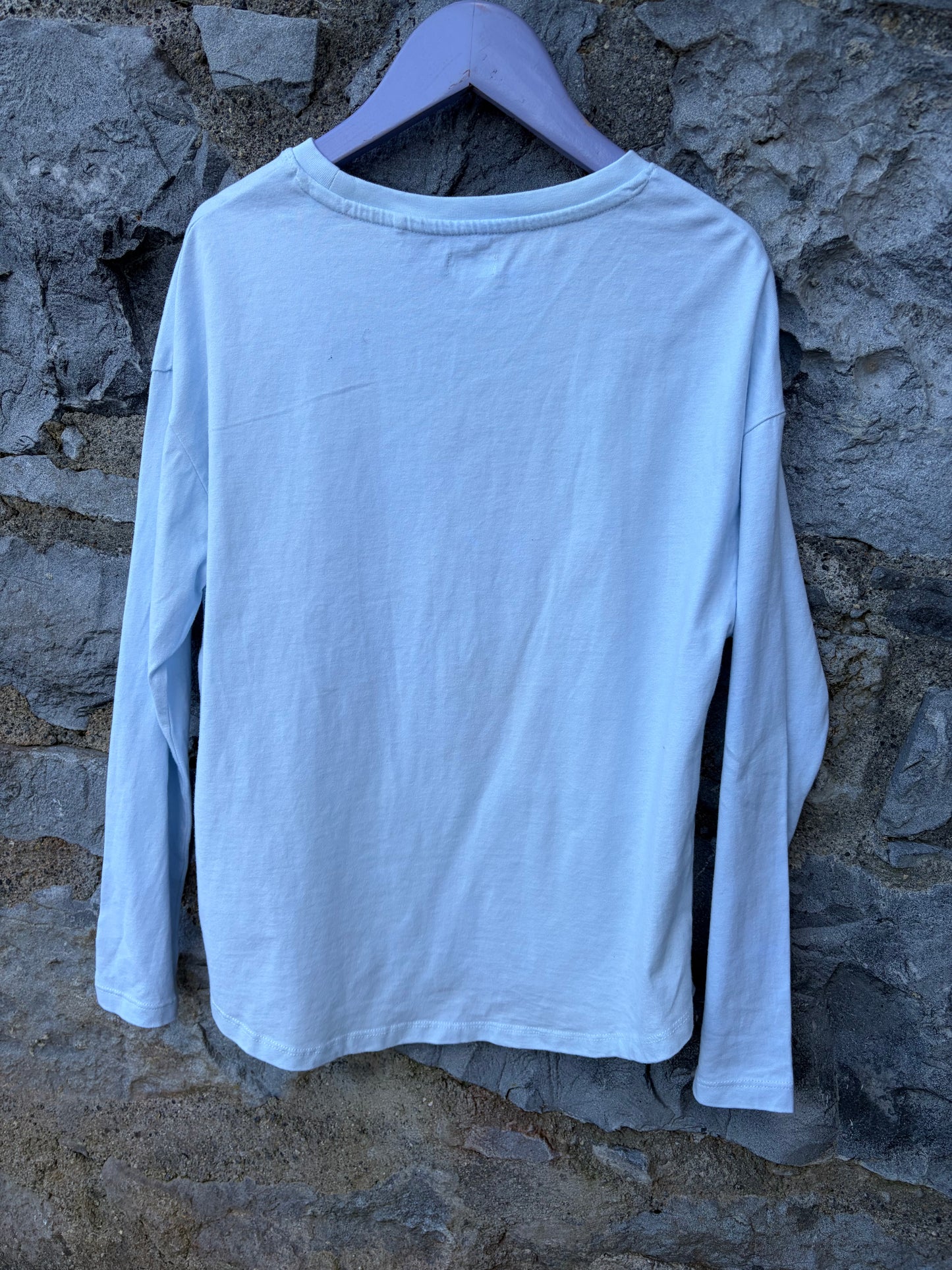 Unicorn light blue top  11y (146cm)