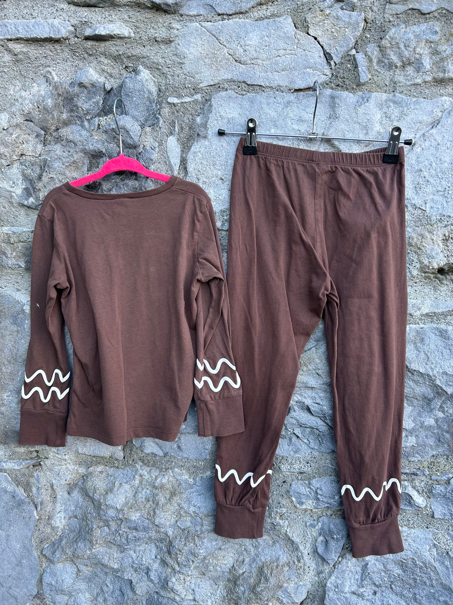 Ginger bread brown pj  5-6y (110-116cm)