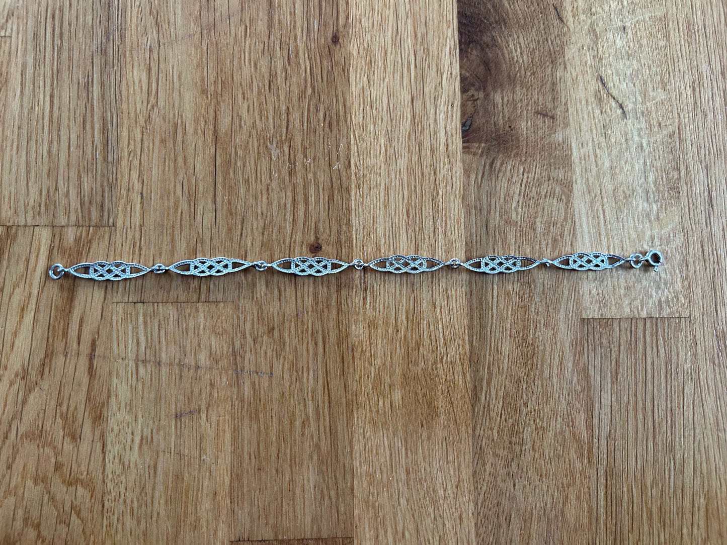 Celtic silver bracelet